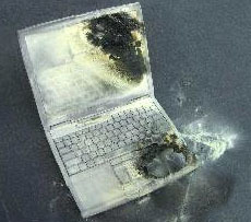 Laptop Damaged by Defective Lithium-Ion Battery